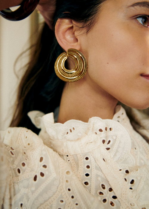 SéZane    Boucles D Oreilles Anneaux Danilo Doré   95€