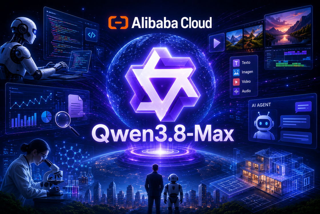 Alibaba lanza Qwen3.8-Max su modelo de IA más potente con 2.4 billones de parámetros