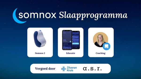 Somnox announces the Somnox Sleep Program - Reimbursed by Zilveren Kruis and a.s.r. from January 1, 2024.