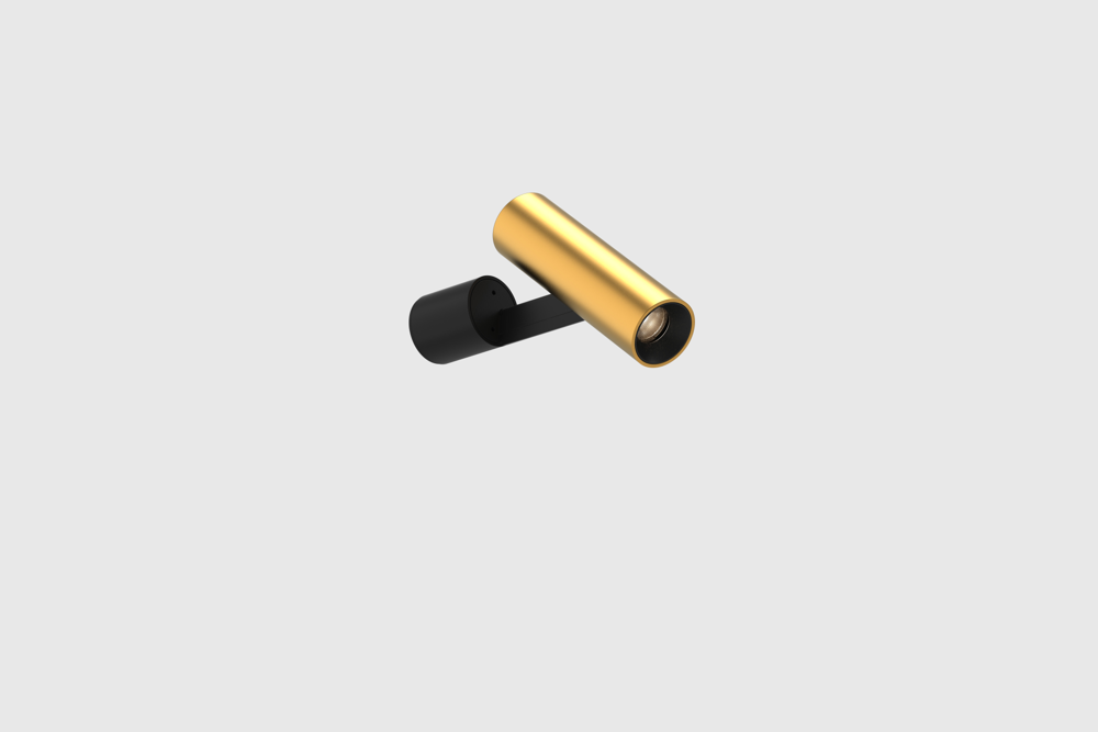 © kreon - holon 40 book, surface mounted, brushed gold