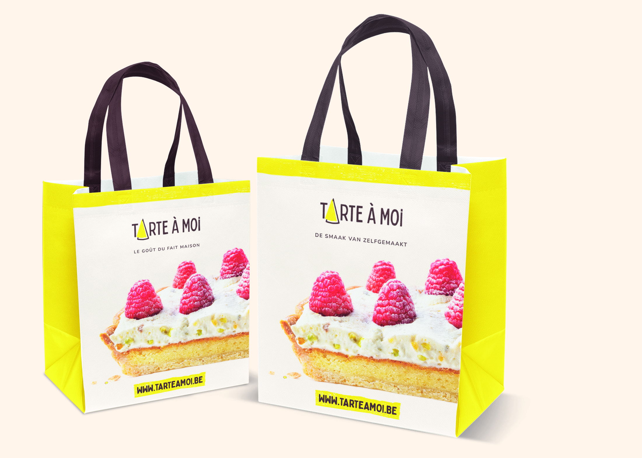 Tarte à Moi shopping bags Tarte à Moi shopping bags