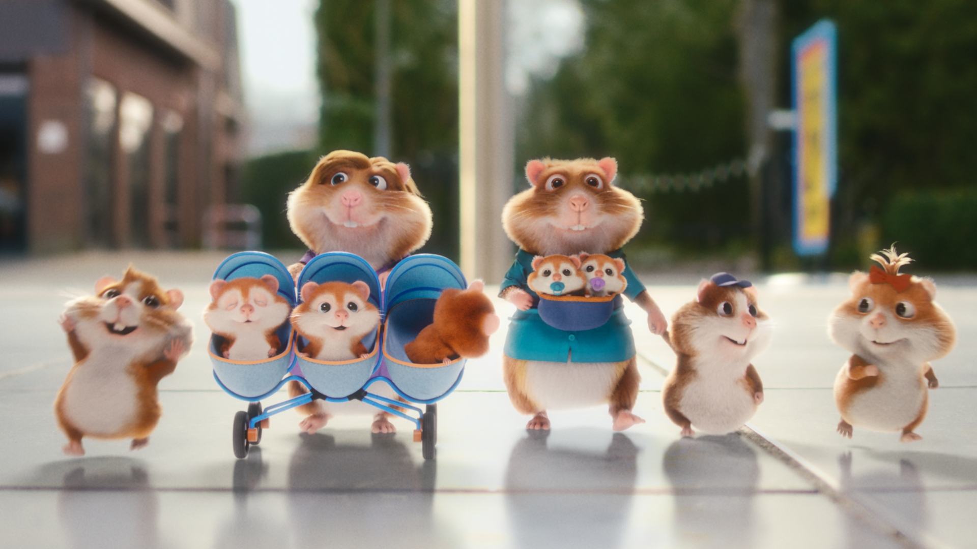 Hoera, gezinsuitbreiding … Albert Heijn stelt trots het nieuwe hamstergezin voor