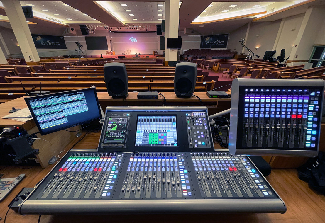 Sa-Rang Community Church Takes its Streaming Broadcast Capabilities to the Next Level with Solid State Logic Live L200 Console Integration