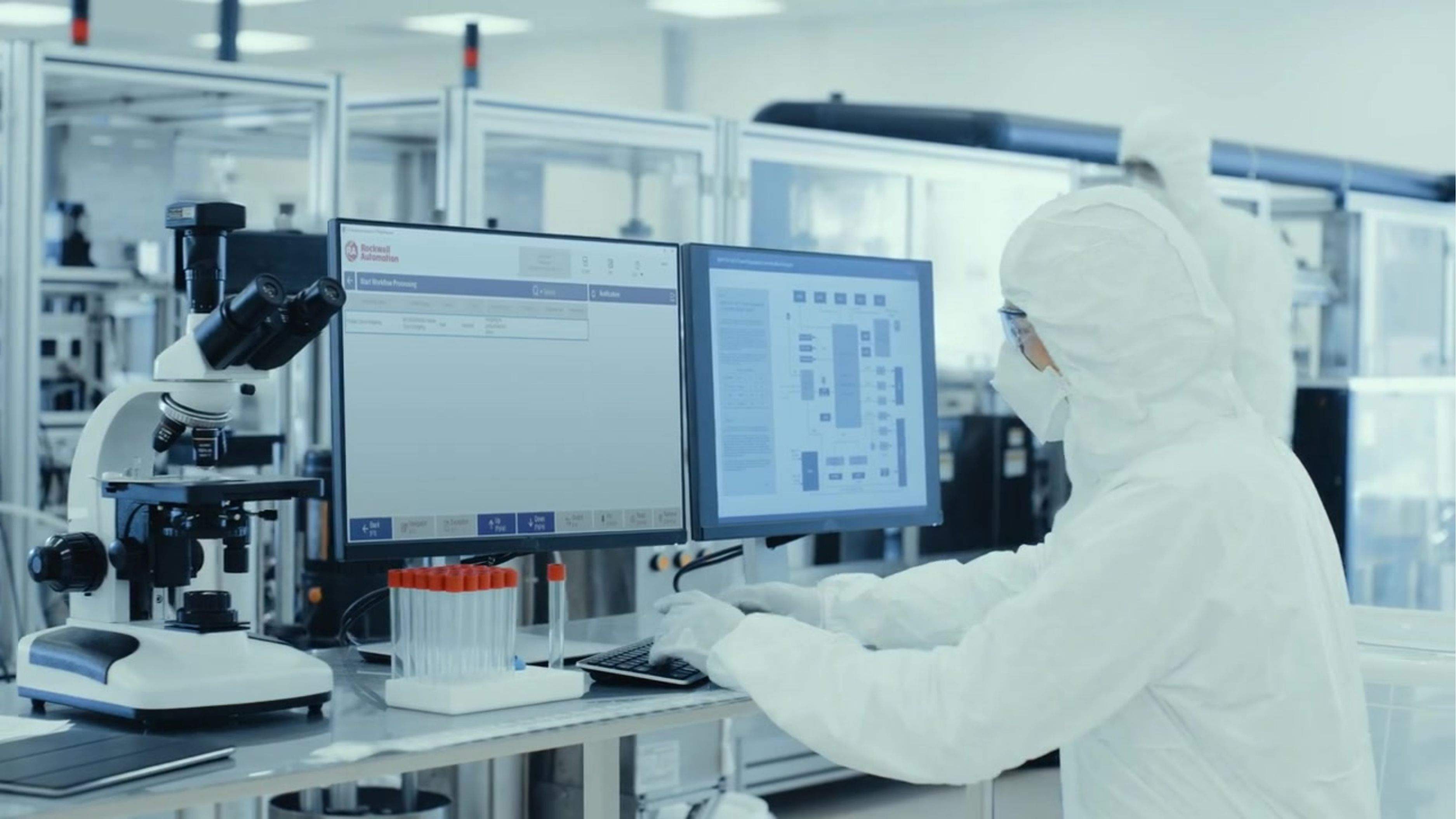PharmaSuite 12.00 wurde entwickelt, um die Anforderungen regulierter Fertigungsumgebungen im Pharma- und Biopharma-Bereich zu erfüllen (Quelle Rockwell Automation). PharmaSuite 12.00 wurde entwickelt, um die Anforderungen regulierter Fertigungsumgebungen im Pharma- und Biopharma-Bereich zu erfüllen (Quelle Rockwell Automation).