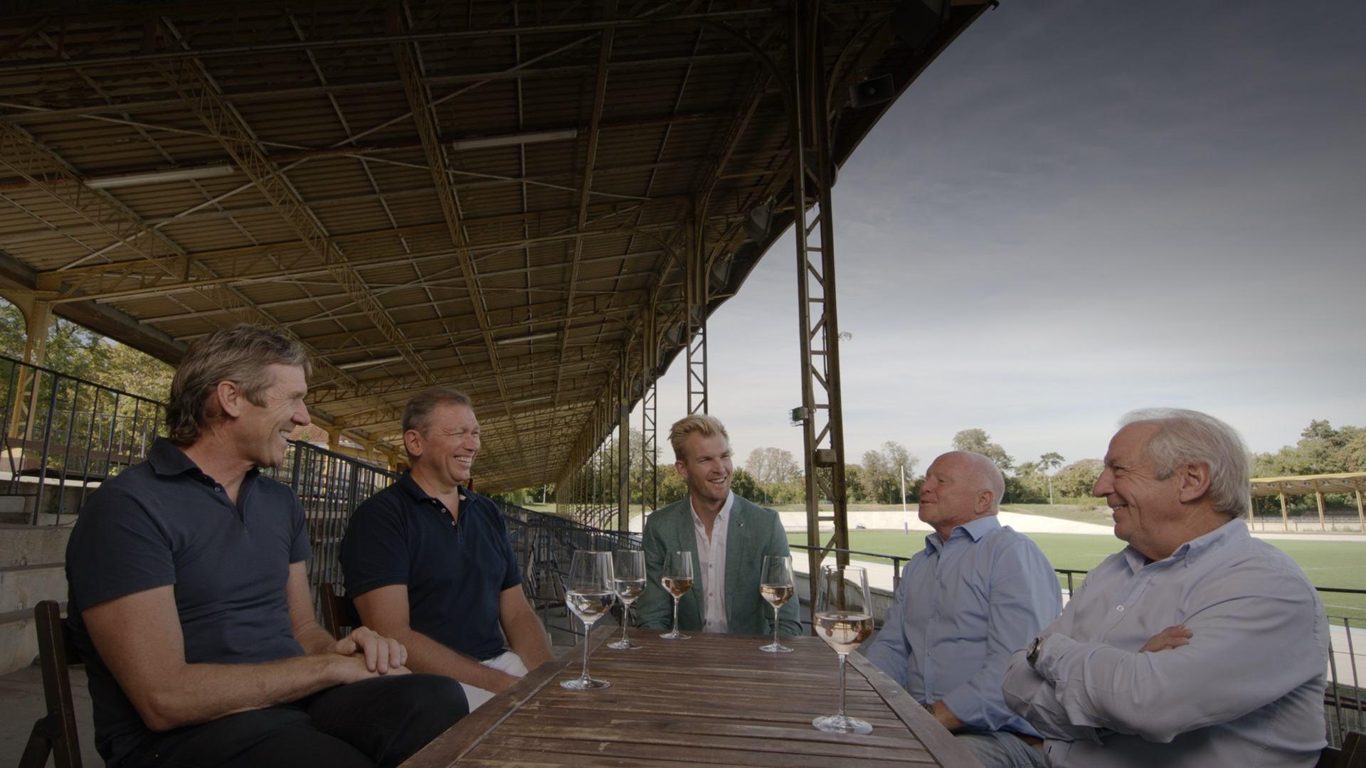 Dik Demol, Johan Bruyneel, Ruben Van Gucht, Rudy Pevenage, Jose De Cauwer – © Deklat Binnen Dik Demol, Johan Bruyneel, Ruben Van Gucht, Rudy Pevenage, Jose De Cauwer – © Deklat Binnen