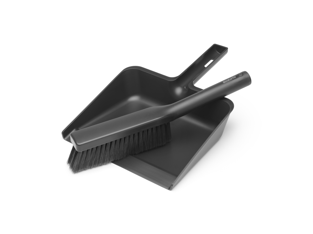 SinkSide Dustpan and Brush Set - Dark Grey - 8710755234163 Brabantia_6_NR-41299