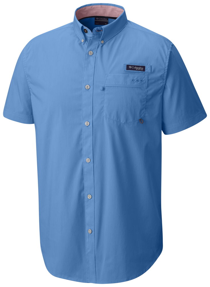 Columbia Harborside Men's Woven Shore Sleeve Shirt Yacht Cupid_1_AED 179