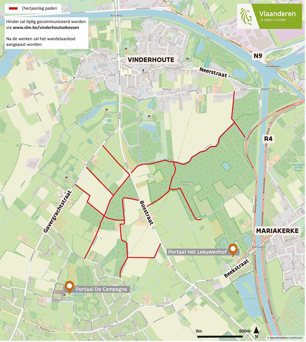 De werken starten in de zone tussen Gavergrachtstraat en Bosstraat. De werken starten in de zone tussen Gavergrachtstraat en Bosstraat.