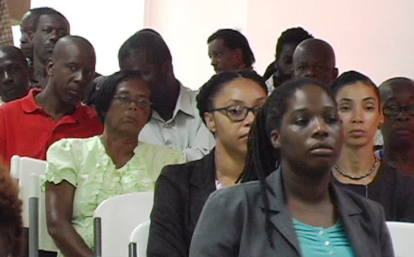 Cross-section of the audience.