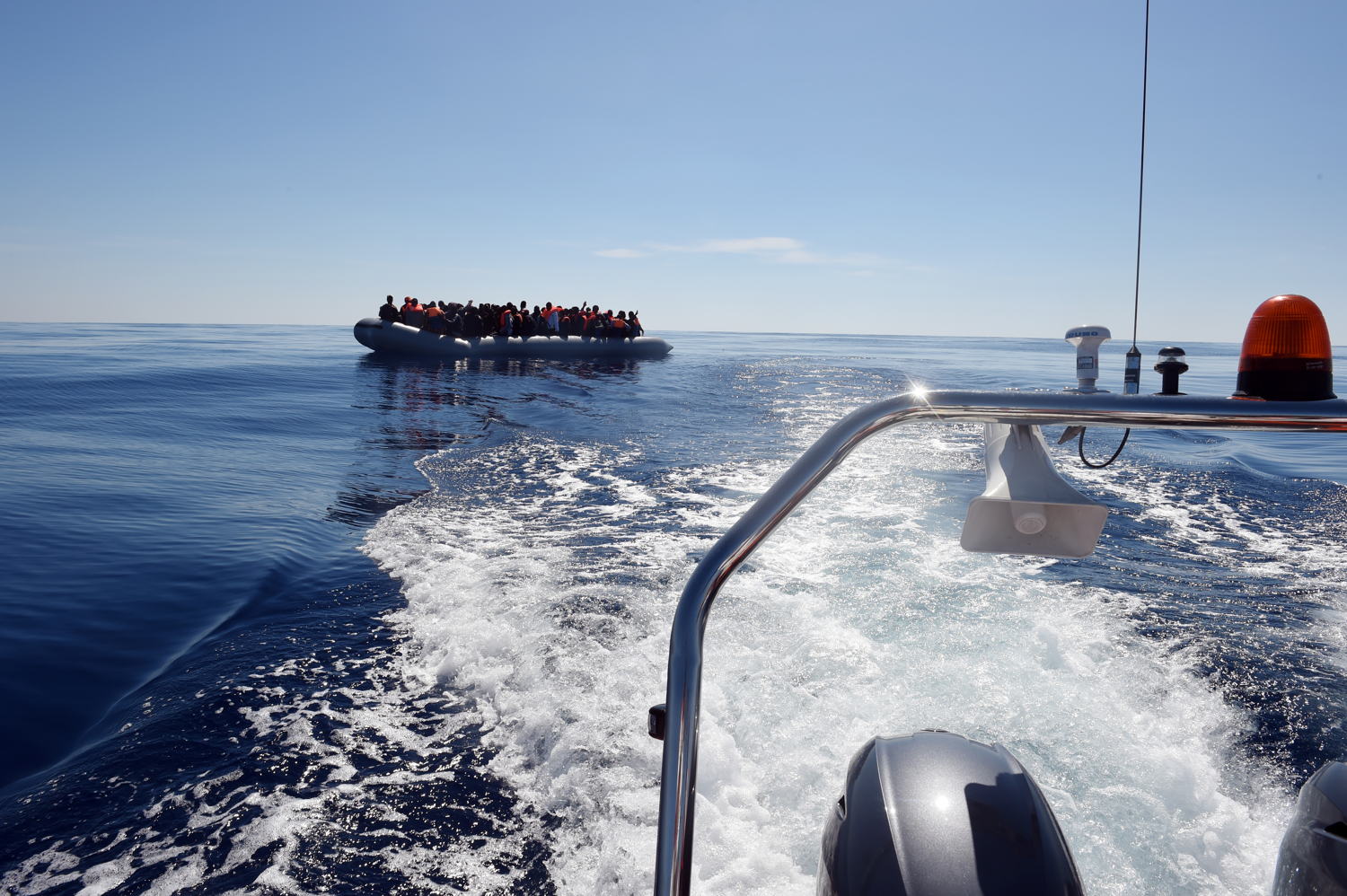 Interventie gisteren door de MY Phoenix. (c) Ikram N'Gadi/AZG