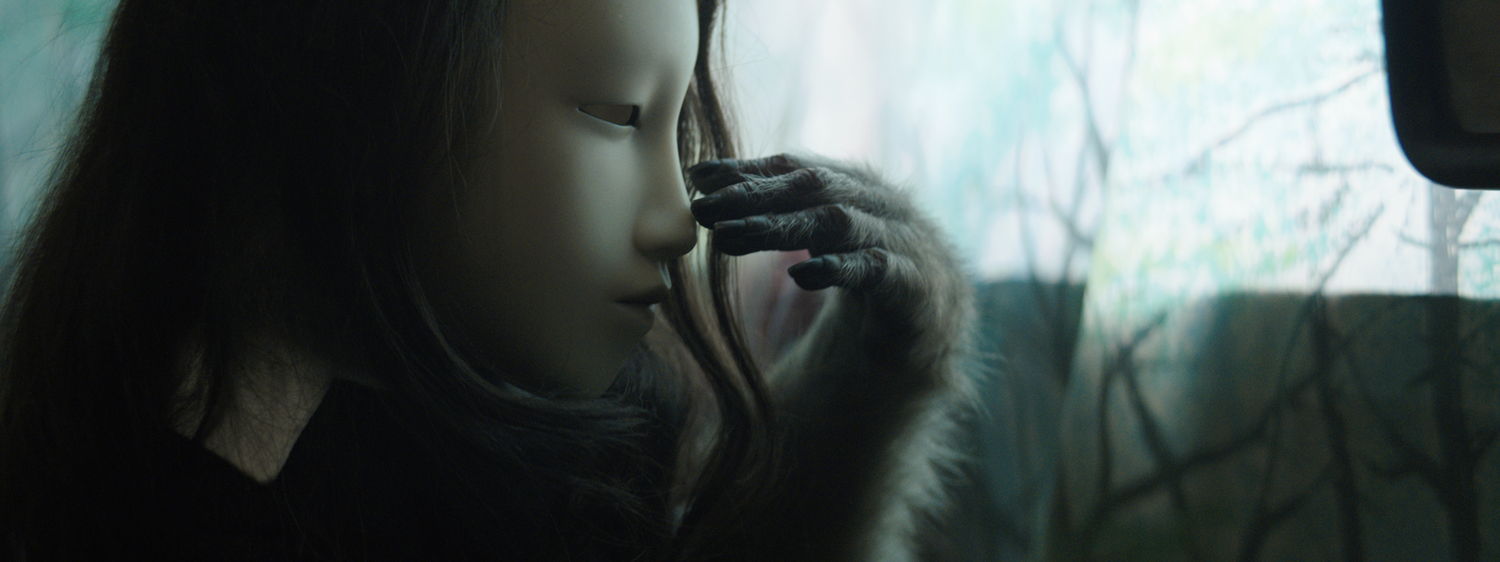 Pierre Huyghe, (Untitled) Human Mask, 2014, Courtesy of the artist; Marian Goodman Gallery, New York; Hauser & Wirth, London; Esther Schipper, Berlin; and Anna Lena Films, Paris