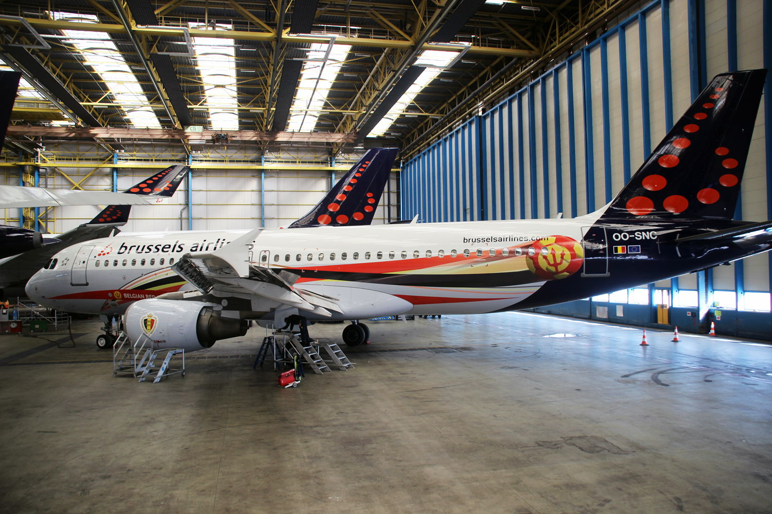 Brussels Airlines flies the Red Devils to Zagreb