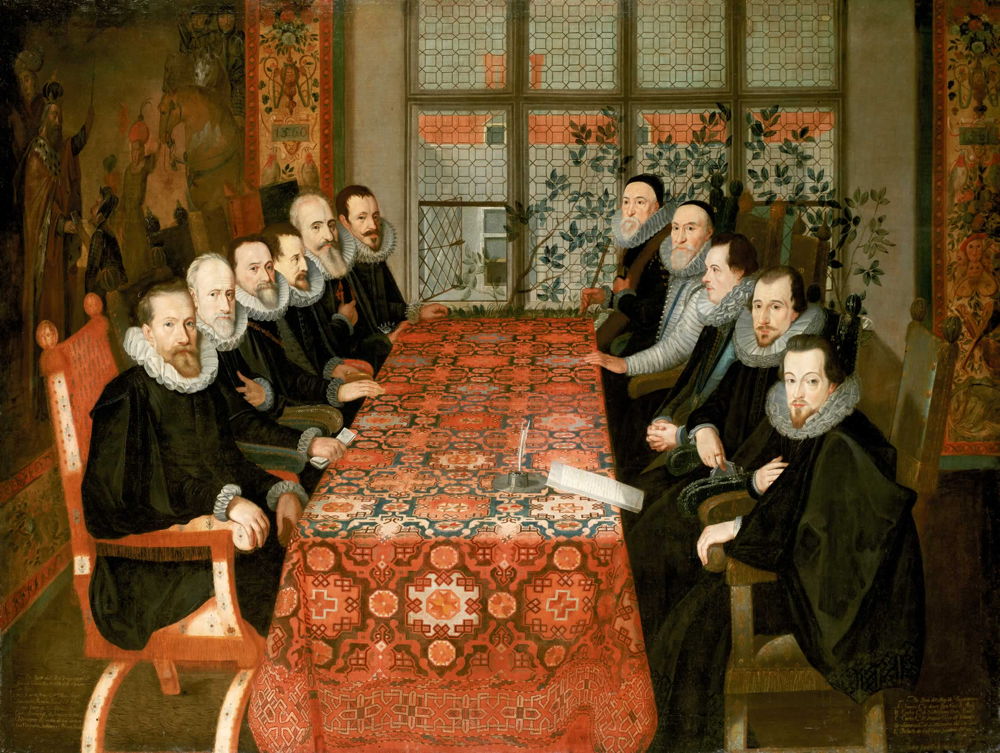
Anoniem, Zuidelijke Nederlanden, The Somerset House Conference, 1604
© Londen, National Portrait Gallery
