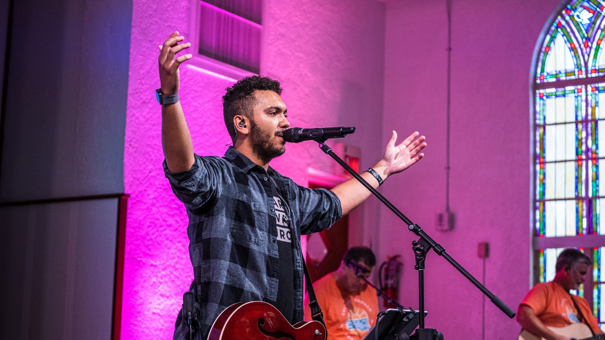 Calvary Baptist Church relies on Sennheiser wireless systems across all campuses for dozens of services each month. Photo credit: Jake Coonfare