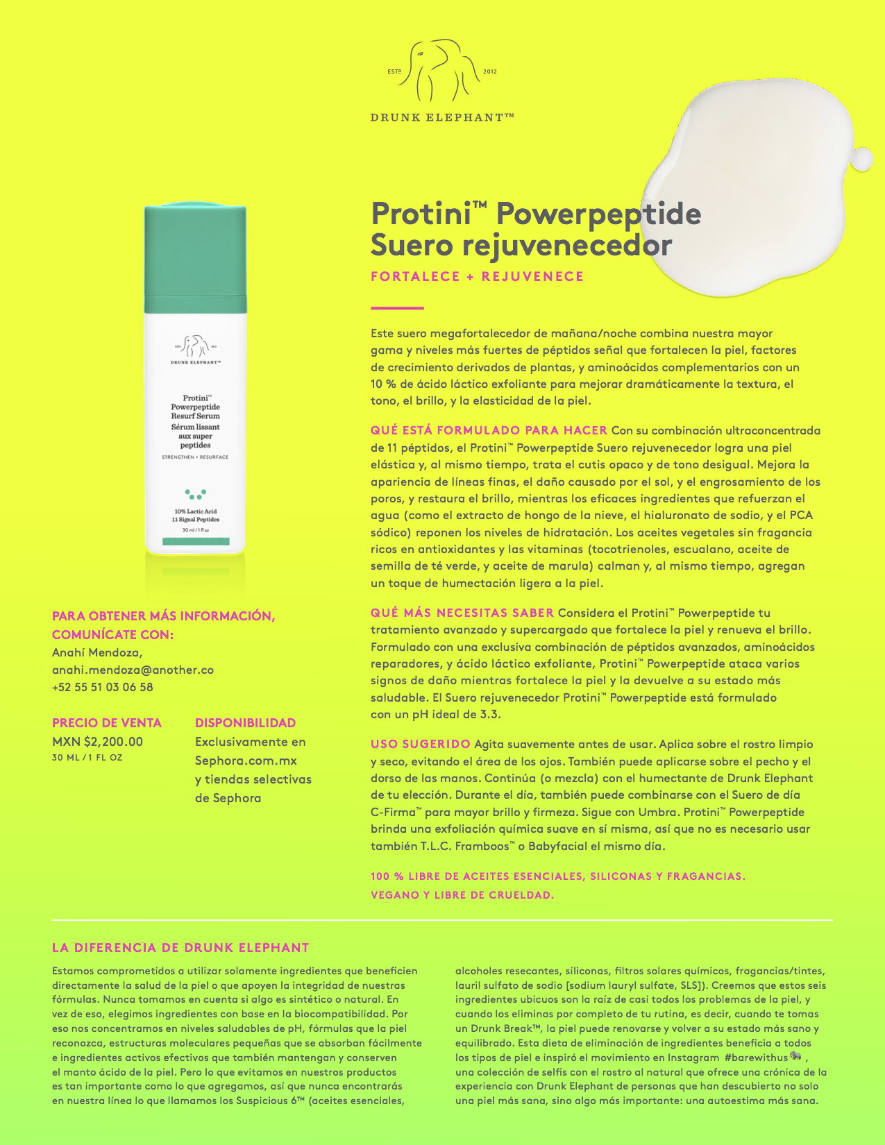 PROTINI POWERPEPTIDE: EL NUEVO SUERO REJUVENECEDOR DE DRUNK ELEPHANT