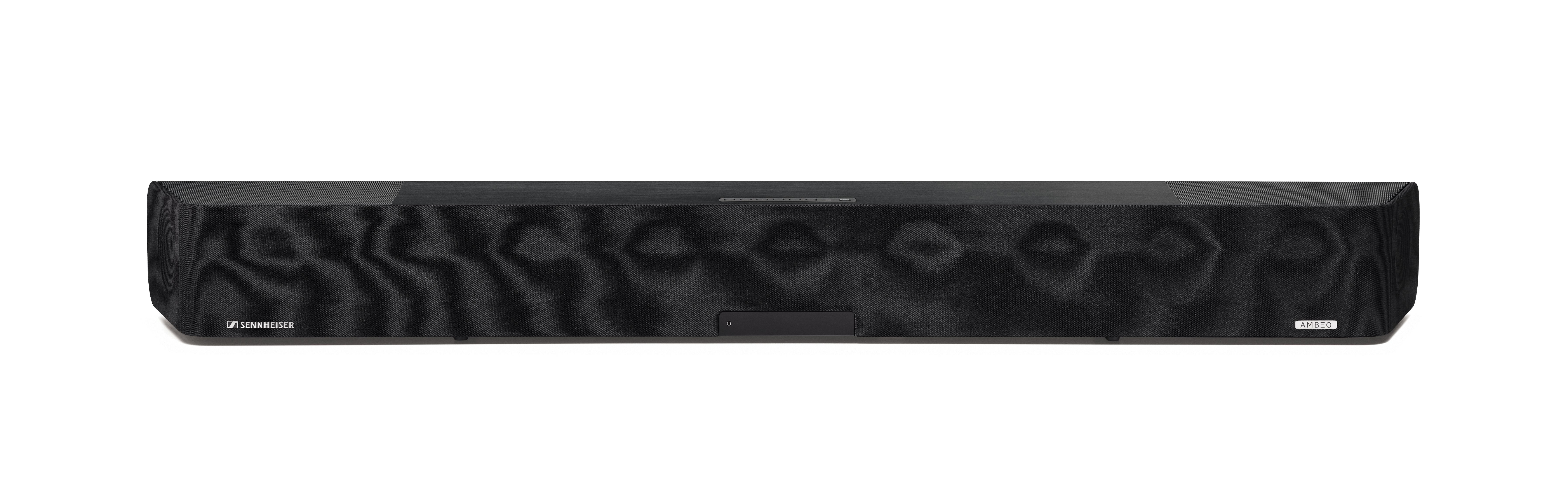 The forthcoming AMBEO Soundbar offers a remarkably spatial sonic experience with immersive 5.1.4 sound and deep bass.