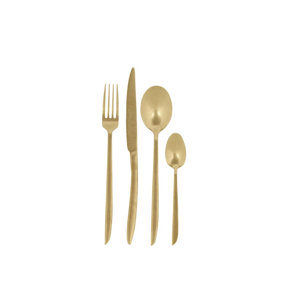 ROXANNE CUTLERY  16-PIECE GOLD €49,95