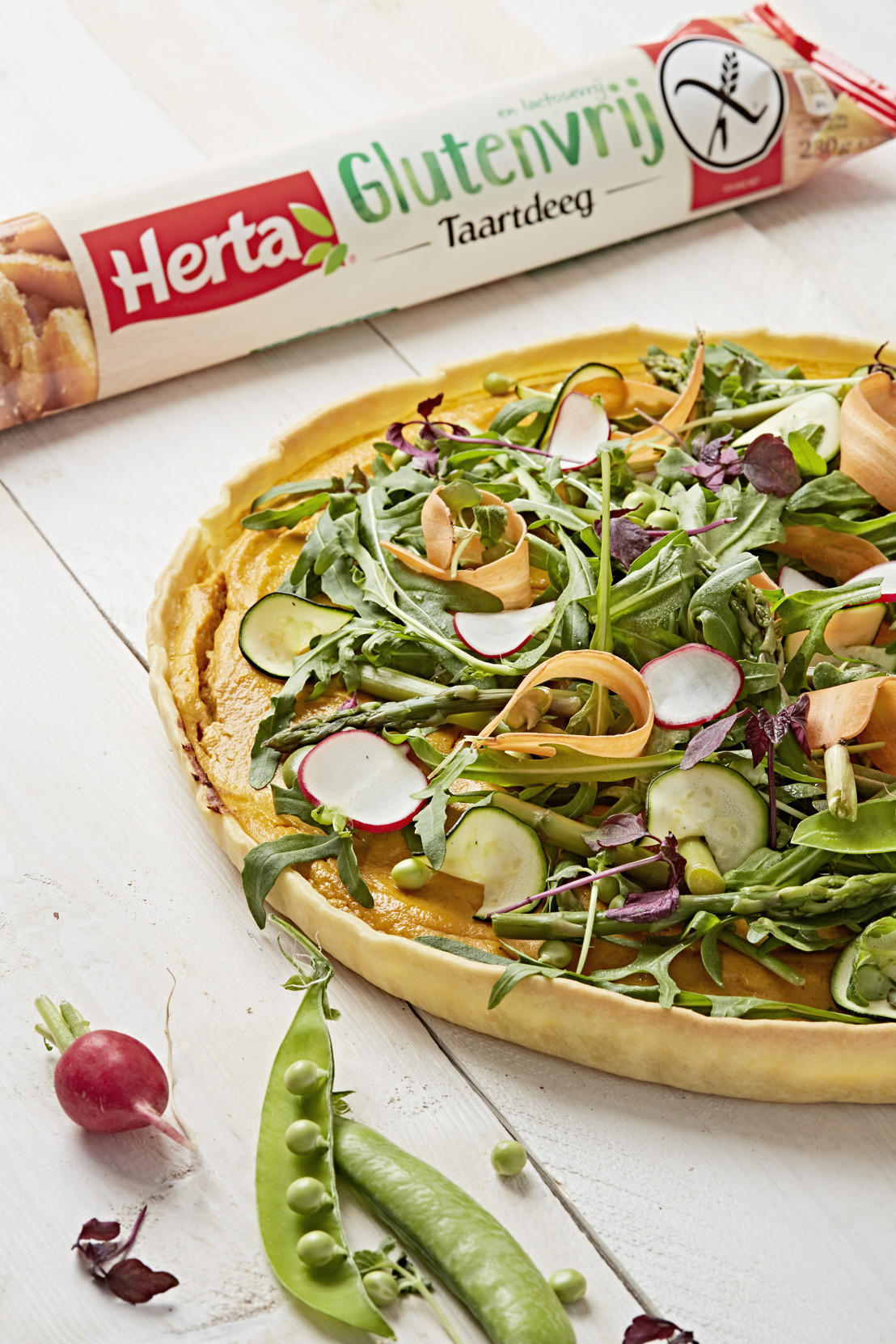 Nieuw in de versafdeling van uw supermarkt: het allereerste pizza- en taartdeeg zonder gluten en lactose van Herta!