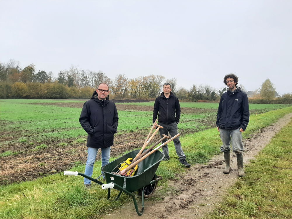 David Dessers, kok Geert Groffen en landbouwer Roel Uyttenbroeck 