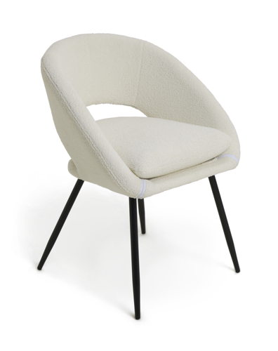 Habitat Hermione Dining Chair - White Boucle, £109