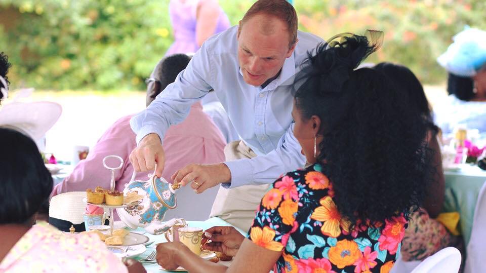 Governor of the BVI, H.E. Augustus Jaspert (pictured), is a loyal customer of Herbal Immense teas, ordering for office and government events.