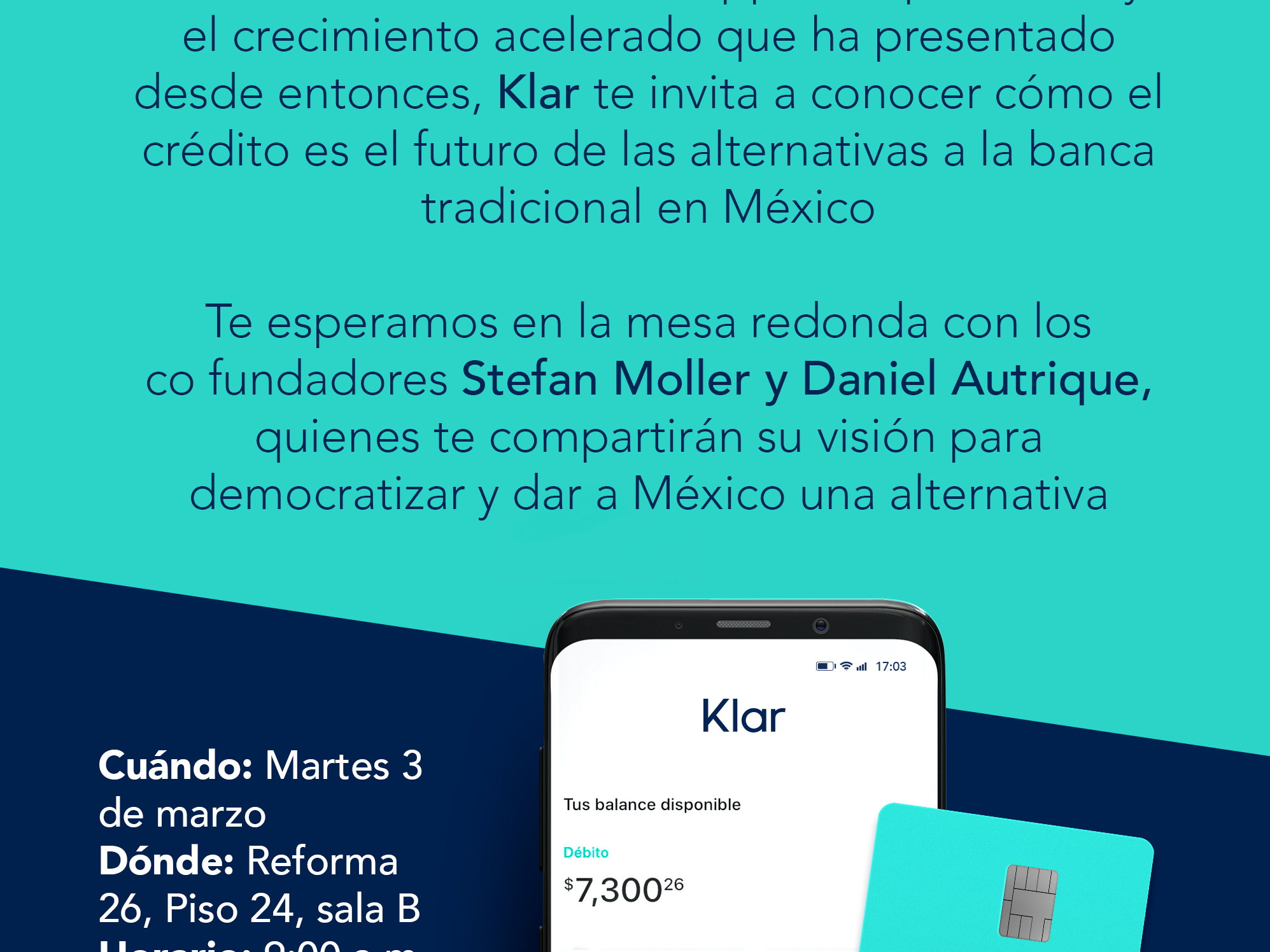 MESA REDONDA CON KLAR