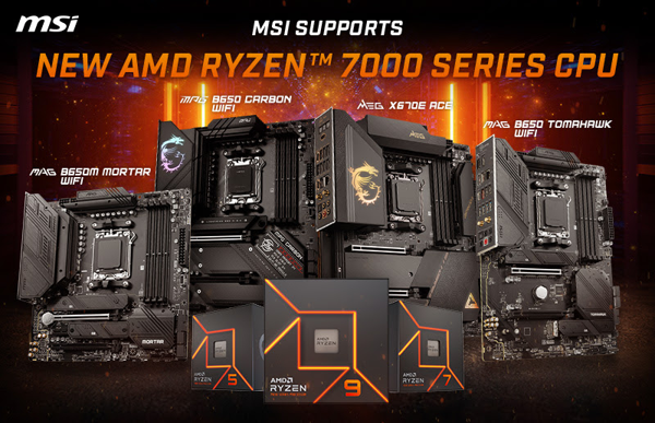 MSI unterstützt die neue CPU-Serie AMD Ryzen™ 7000 mit AGESA COMBO PI-1.0.0.4 BIOS