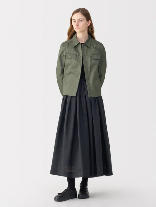 Nylon Twill Zip Jacket ($150.00)
