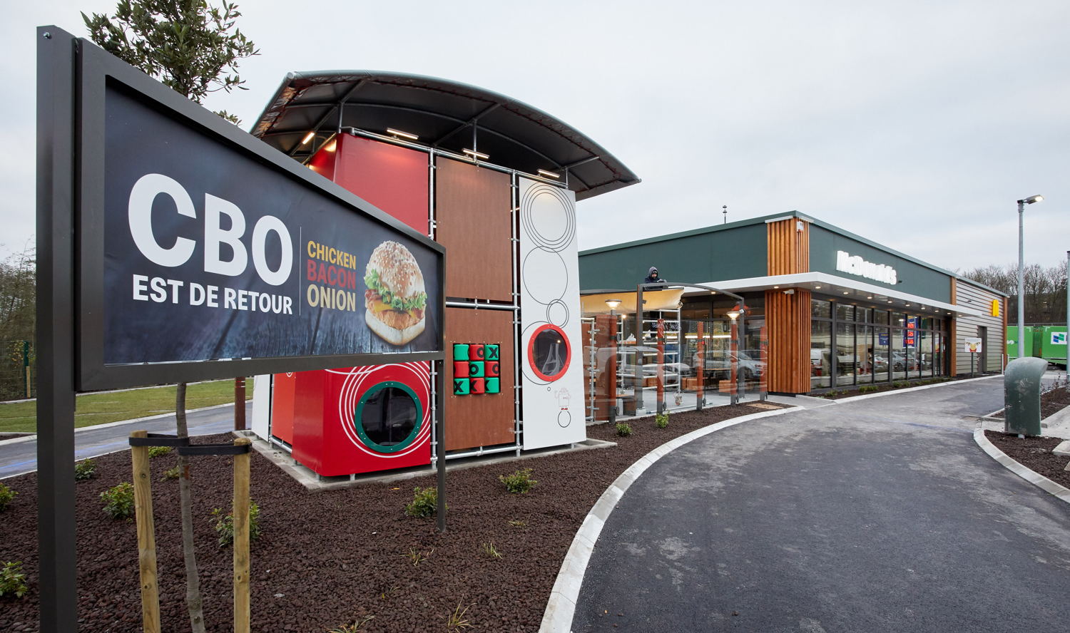 Le nouveau restaurant McDonald's à Lodelinsart.