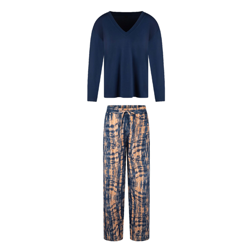 LingaDore FW25 8105 TopANDLongPants TieDyeDarkDenim 69 95 EUR