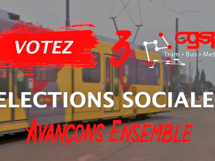 CGSP TBM - Elections sociales 2020 - Votez 3