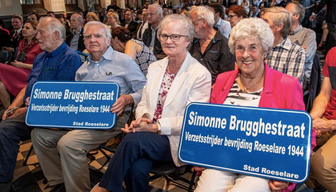 De familie van Simonne Brugghe ijverde jarenlang voor erkenning van hun heldin. © Joke Couvreur De familie van Simonne Brugghe ijverde jarenlang voor erkenning van hun heldin. © Joke Couvreur