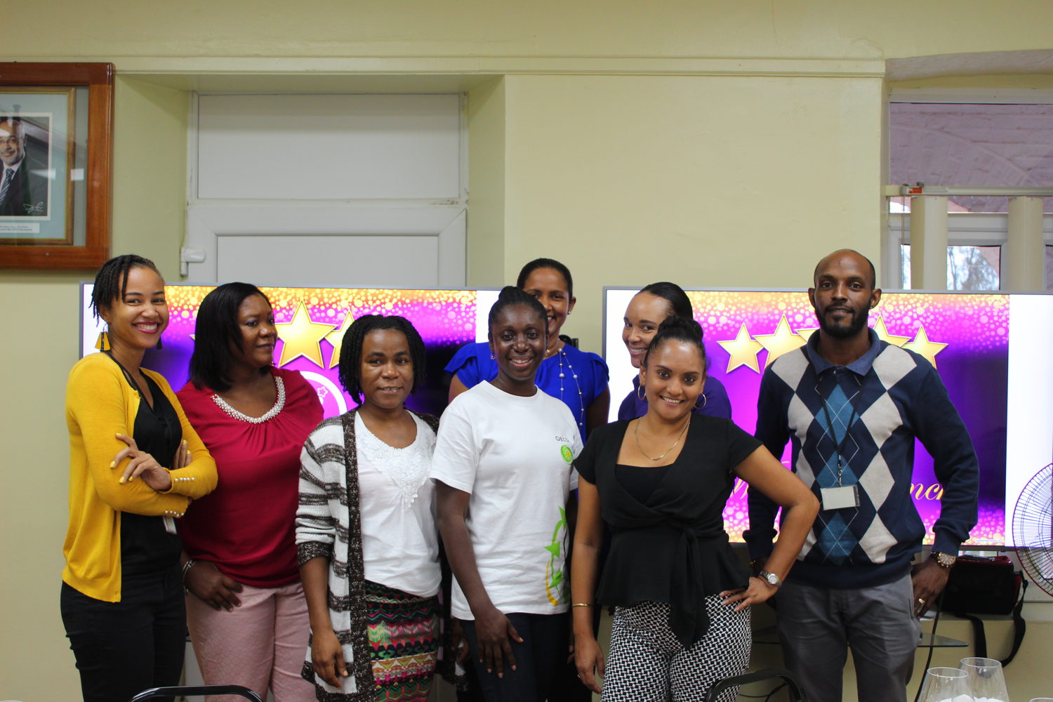 Winners team. © Garfield Charles