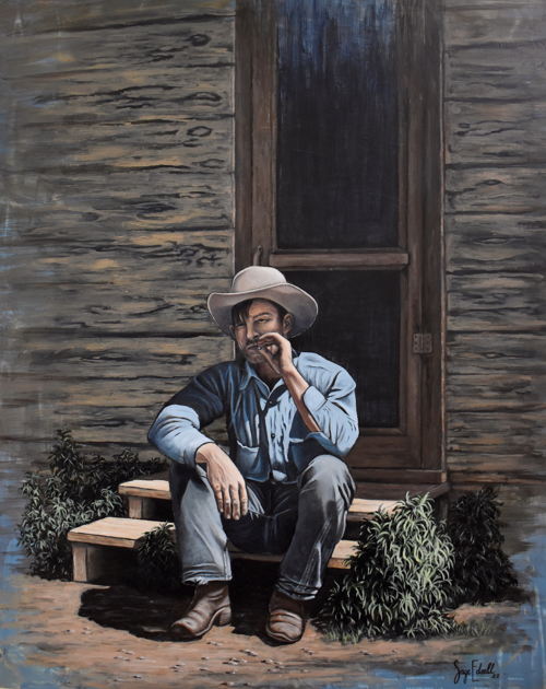 Sage Edsall Smokin' on the Front Porch
