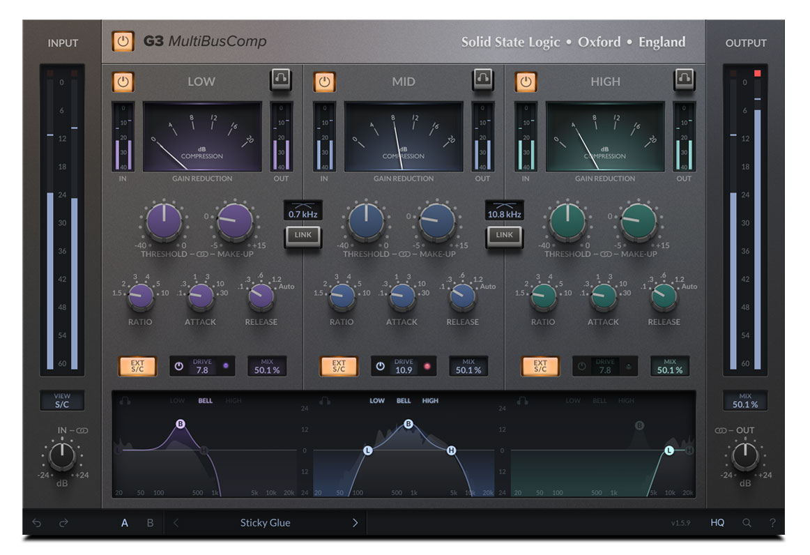 The legendary SSL Bus Compressor goes Multiband: Solid State Logic ...