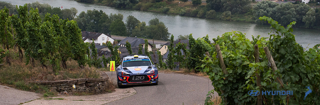 Hyundai Shell Mobis logra podio en el Rally de Alemania, con Thierry Neuville, y continúa como líder absoluto del WRC