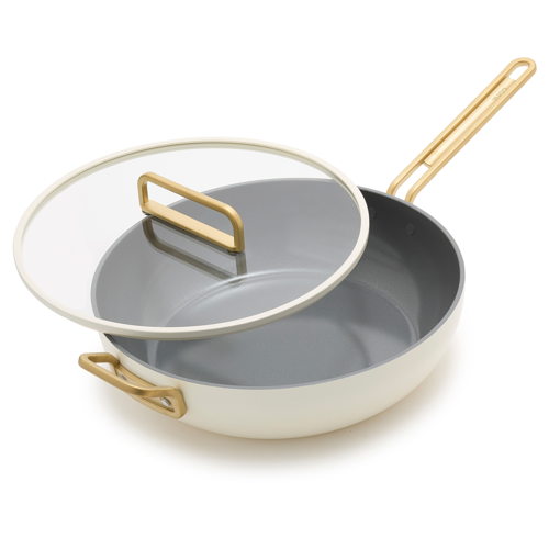 GreenPan™ Stanley Tucci™ Ceramic Nonstick 33cm Stanley Pan with Lid, Carrara White €235,00 GreenPan™ Stanley Tucci™ Ceramic Nonstick 33cm Stanley Pan with Lid, Carrara White €235,00
