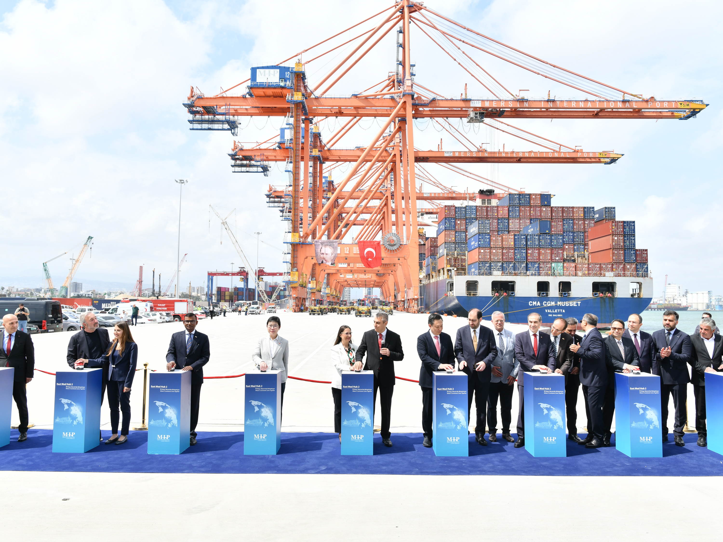 MERSIN INTERNATIONAL PORT COMPLETES FIRST PHASE OF EAST MED HUB 2 TERMINAL