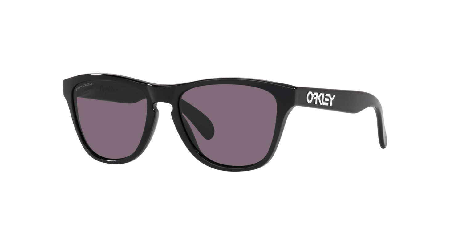 OAKLEY FROGSKINS XXS POLISHED BLACK WITH PRIZM GREY