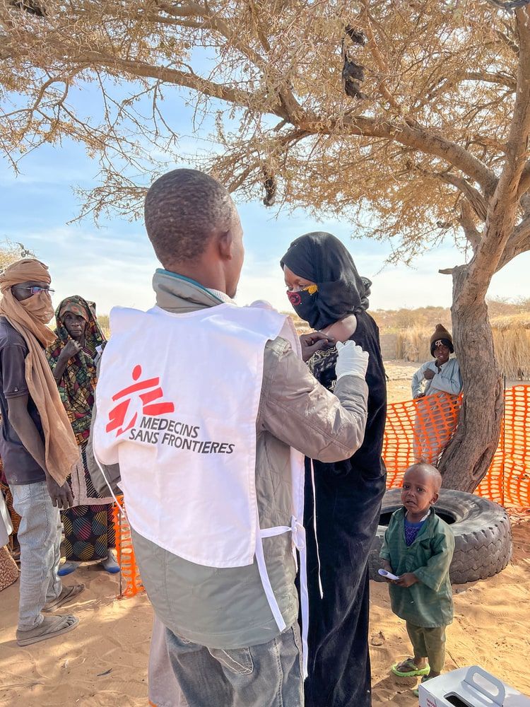 Diphteria vaccination in Zinder region, Niger. Photographer: Mariama Diallo | Date: 06/01/2023 | Location: Zinder region, Niger