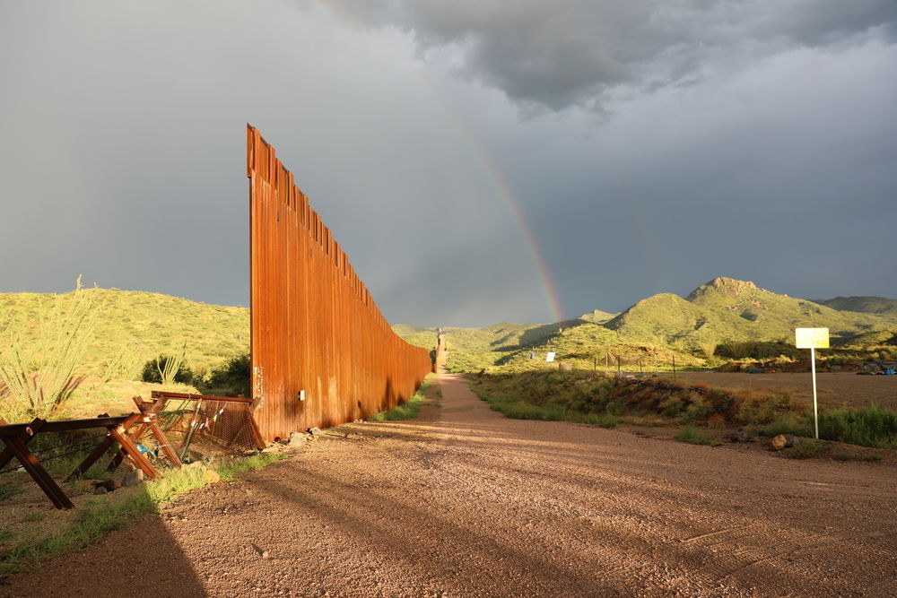 Arizona. Muro fronterizo entre EE.UU. y México. Septiembre 2024. MARIA ELENA ROMERO/MSF