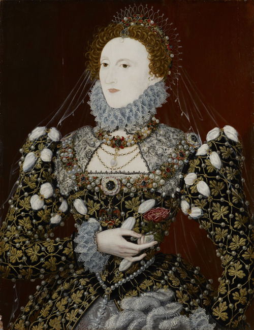 Nicholas Hilliard, Queen Elizabeth I, circa 1575 © National Portrait Gallery, Londen
