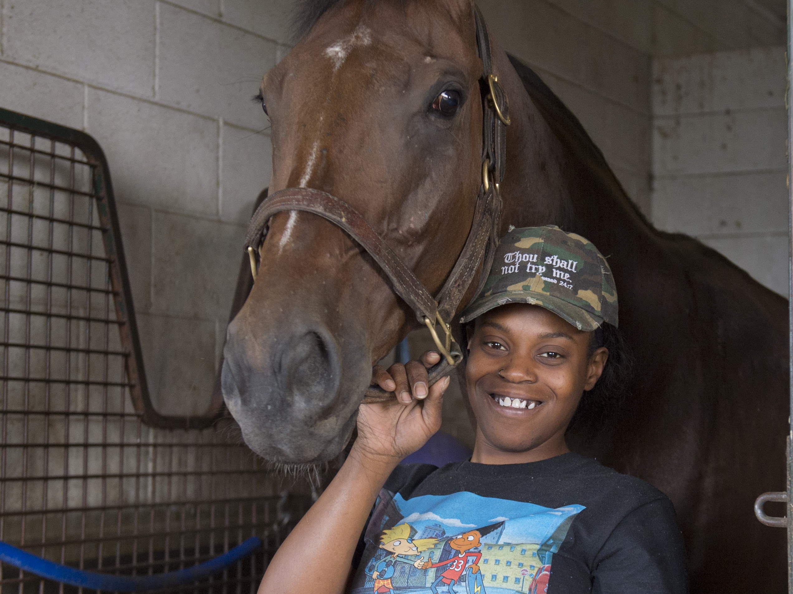 Woodbine Groom Alafia ‘Laffy’ Campbell Shares a Heartfelt Bond with Her Horses