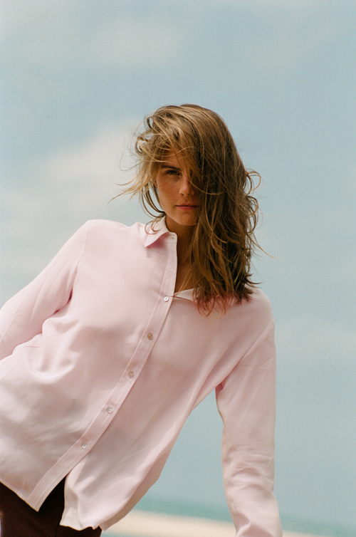 Mardi Editions_Chemise Agathe - Soie Rose_175€