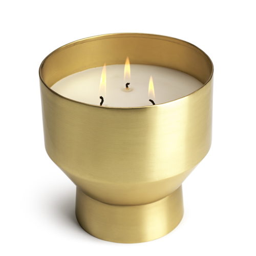 Habitat Afterglow Lilac & Patchouli brass Candle, £25