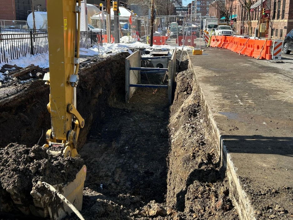 Green infrastructure installation continues at Forbes Avenue and Pride Street Green infrastructure installation continues at Forbes Avenue and Pride Street