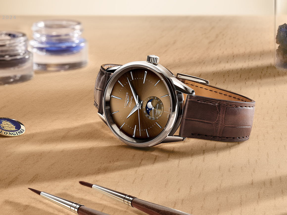 LONGINES FLAGSHIP HERITAGE 
La collection se pare de nouvelles couleurs