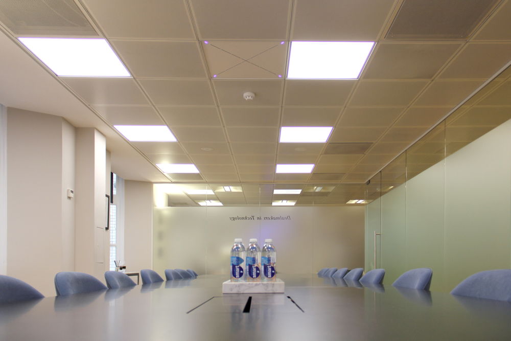 The investment bank’s London office uses Sennheiser’s TeamConnect Ceiling conferencing solution.