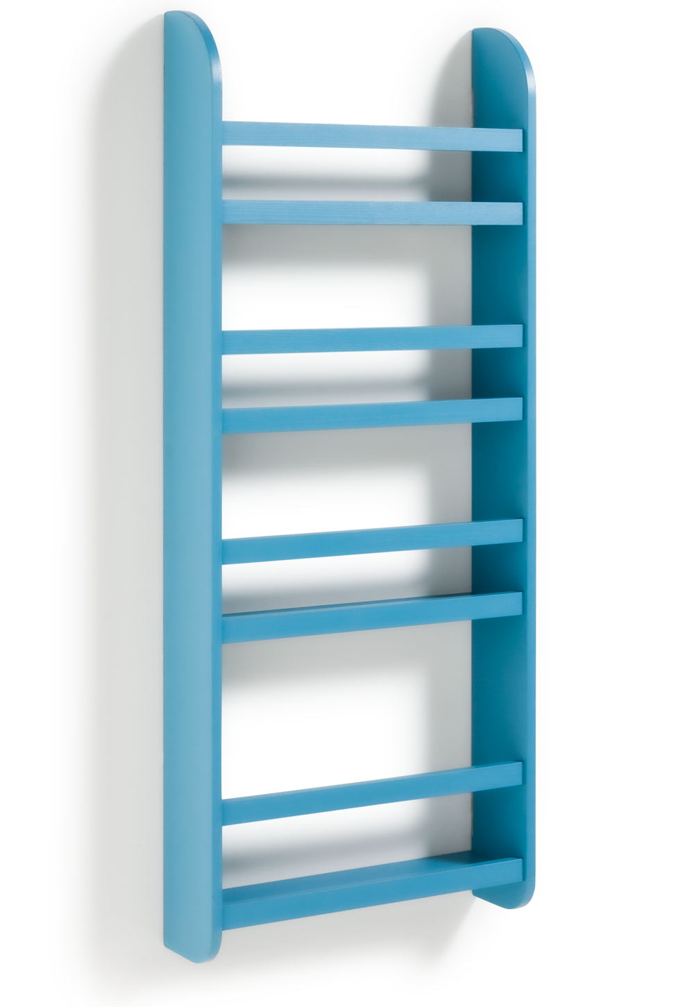 Habitat Scandinavia Wall Mounted Bookshelf Blue, £40