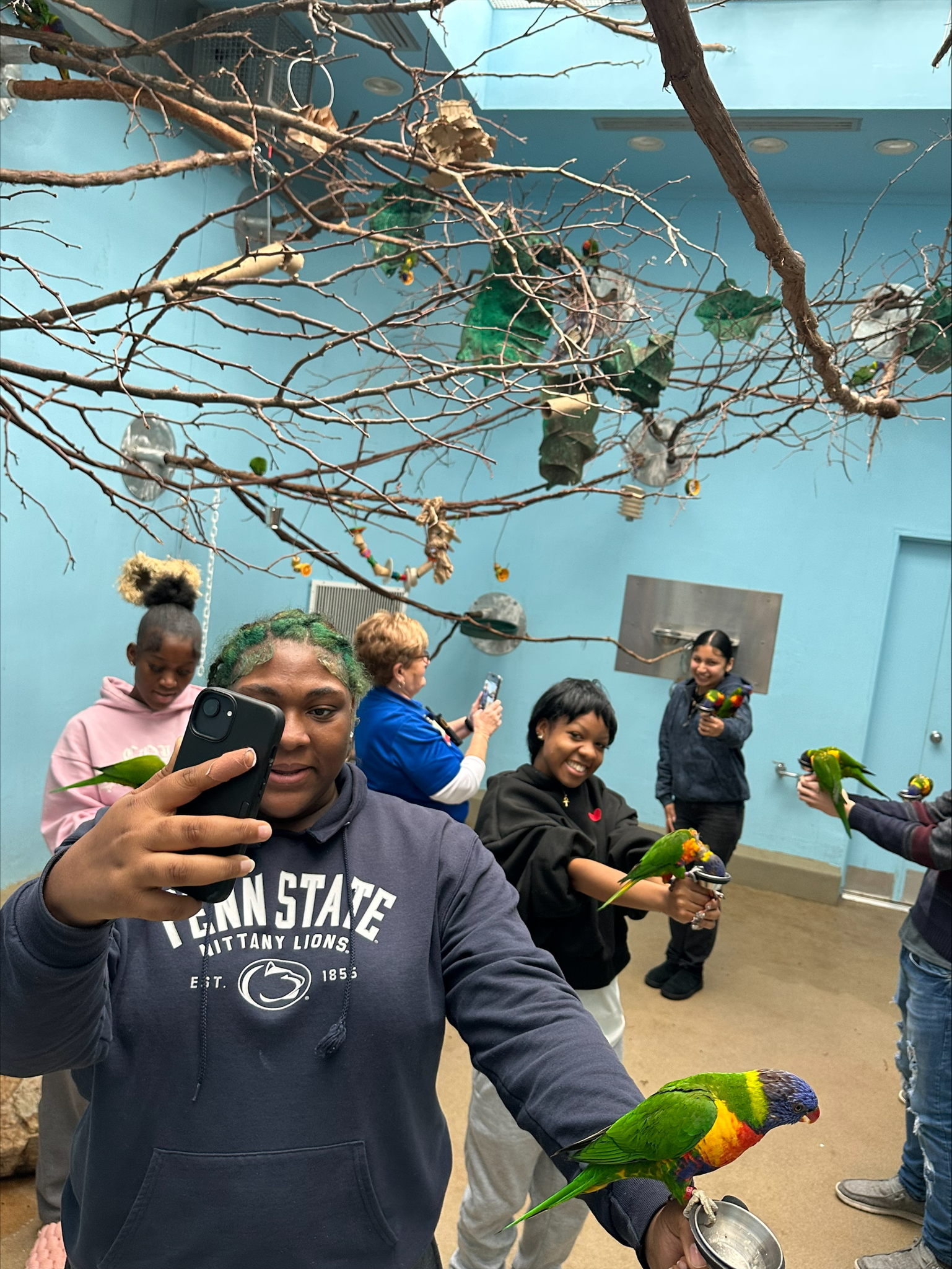 Pittsburgh Aviary PBIS incentive: unlocked!
